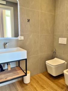 Koupelna v ubytování Bianca Guesthouse