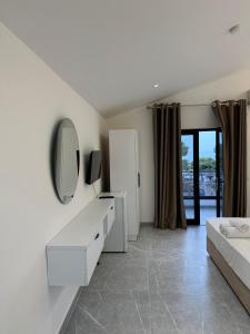 Postel nebo postele na pokoji v ubytování Molla Hotel Restorant