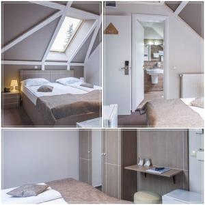 Postel nebo postele na pokoji v ubytování Complex Hotelier COTA O MIE