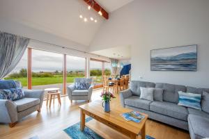 Posezení v ubytování Seabank Lodge