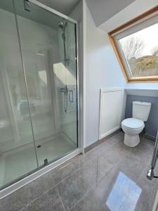 Koupelna v ubytování Seabank Lodge
