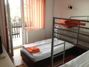 Postel nebo postele na pokoji v ubytování Hotel Romantik
