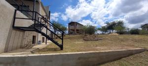 Bygningen som feriehuset ligger i