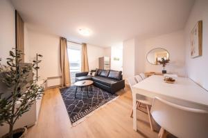 Ruang duduk di Magnifique Logement 6 pers Near Basel Parking Wifi