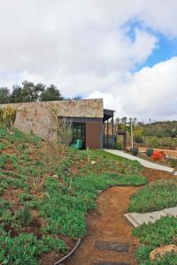 Parra del Valle Hotel Boutique外面的花园