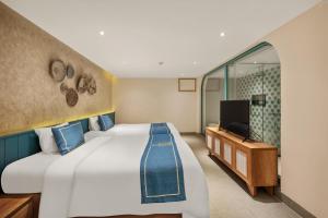 Letto o letti in una camera di Serenity Retreat