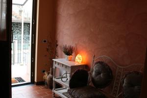 A seating area at Locanda Fuoriporta