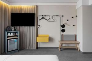 Postel nebo postele na pokoji v ubytování Spark by Hilton Vienna Messe Prater