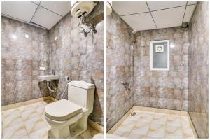 ニューデリーにあるCollection O Preet Vihar Metro Station Formerly Hotel Dream Palaceのバスルーム(トイレ、洗面台付)の写真2枚 +23枚の写真