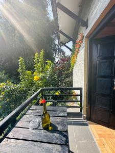 Ein Balkon oder eine Terrasse in der Unterkunft Hotel Tourist Residency