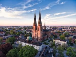 Nespecifikovaný výhled na destinaci Uppsala nebo výhled na město při pohledu z bed and breakfast