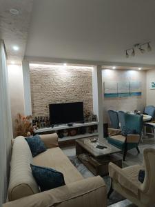 Posezení v ubytování Nikolaj