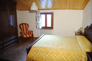 Кровать или кровати в номере Holiday House- La Magnana Farm