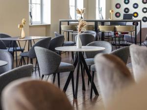 Posezení v ubytování ibis Karlsruhe Hauptbahnhof