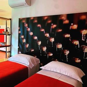 Postel nebo postele na pokoji v ubytování Agriturismo Violati