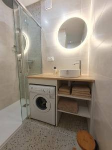 Koupelna v ubytování Appartement Ô Arcades