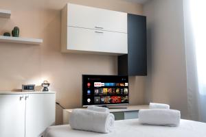 Η κουζίνα ή μικρή κουζίνα στο I Bastioni Apartment