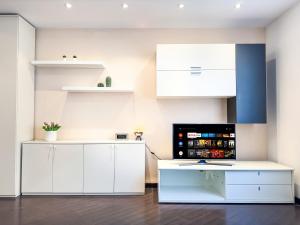 Η κουζίνα ή μικρή κουζίνα στο I Bastioni Apartment