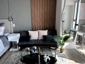 Χώρος καθιστικού στο Apartamentos CAICHAN