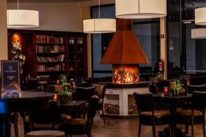 Biblioteca nell'hotel