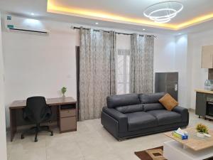 Zona de estar de CHEZ CODOU FANN - POINT E