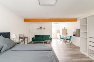 Katil atau katil-katil dalam bilik di Luxus Appartement Motel Ambiente 3