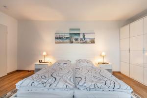 Ένα ή περισσότερα κρεβάτια σε δωμάτιο στο Ferienhaus Dunklau