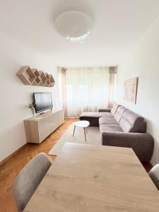 TV a/nebo společenská místnost v ubytování Franko's Cozy Apartment with garage
