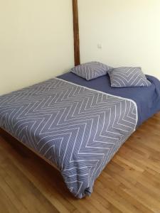 Postel nebo postele na pokoji v ubytování Gîte Vosges Alsace 5 voyageurs