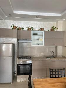 Η κουζίνα ή μικρή κουζίνα στο Splendide appartement à 2min de la plage