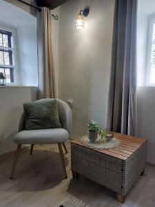 Istumisnurk majutusasutuses Babamúzeum apartman