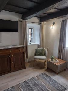 Istumisnurk majutusasutuses Babamúzeum apartman