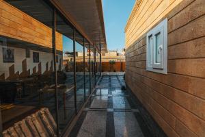 Balkón nebo terasa v ubytování Sultan Pyramids View Inn