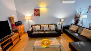Posezení v ubytování Luxury Central Apartment