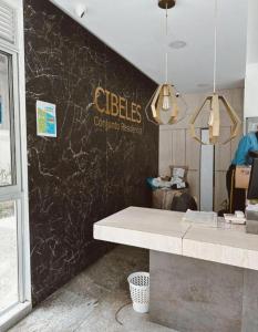 Ванная комната в Apartamento vacacional amoblado