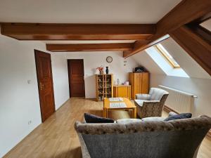 Posezení v ubytování Apartmán U Davida