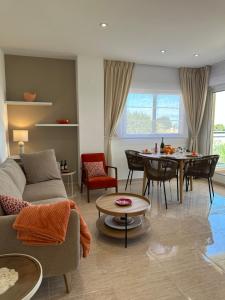 Et opholdsområde på Apartamento NARANJA GANDIA GRAU