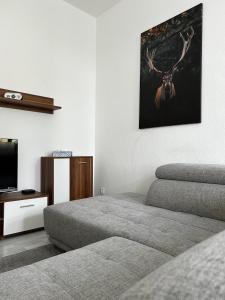 Posezení v ubytování Monteurwohnung Burchard I Rosenau - Platz für 6 Personen