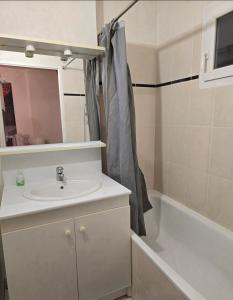 Bilik mandi di Appartement T2 résidence