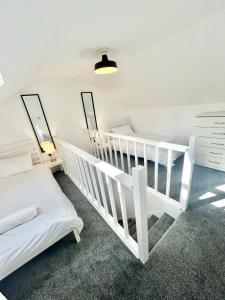 Postel nebo postele na pokoji v ubytování Beautiful Space