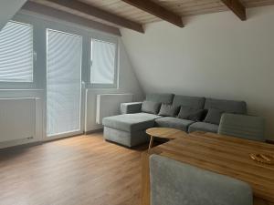 Posezení v ubytování Apartment Lipno Hůrka