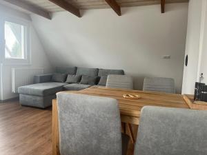 Posezení v ubytování Apartment Lipno Hůrka