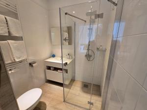 Koupelna v ubytování Hotel Kronprinz