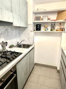 Kuchyň nebo kuchyňský kout v ubytování Villa Serena B&B Seren del Grappa