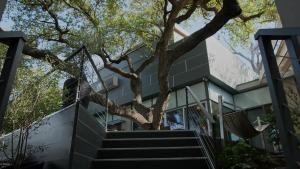 Taman di luar Frame Hotel - Treehouse