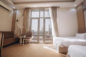Voodi või voodid majutusasutuse El Tahrir View Hotel toas