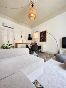 A television and/or entertainment centre at Palazzo Polini Apartments