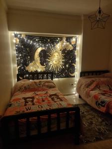 Postel nebo postele na pokoji v ubytování Space Hostel