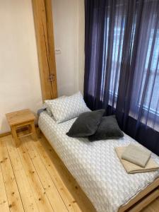 Postel nebo postele na pokoji v ubytování Apartma Confine