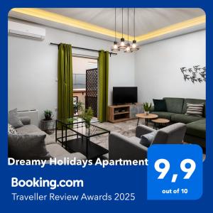 TV a/nebo společenská místnost v ubytování Dreamy Holidays Apartment